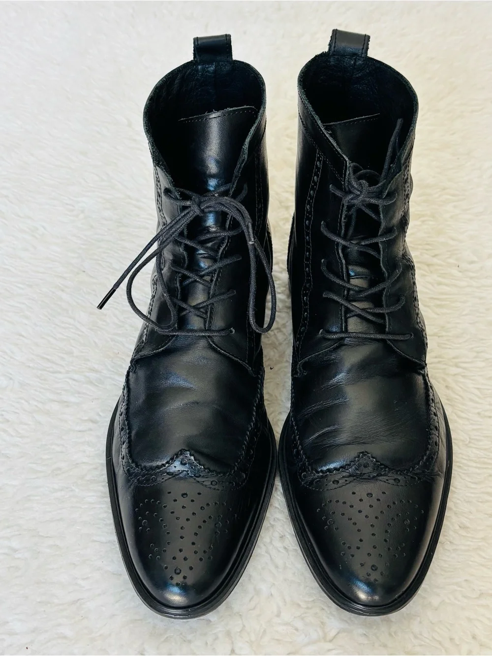 Antony Morato Black Leather Lace up Chukka/Ankle Men’s Boots size EU 43